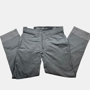 Eddie Bauer Rift Pants 32x30 Gray Hiking Outdoor Performance Stretch Travel Pant